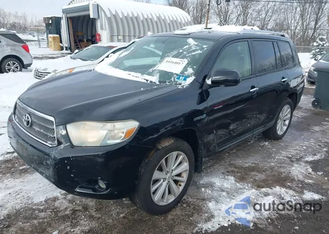 2010 Toyota Highlander Hybrid Limited V6 z USA, uszkodzony, nr VIN JTEJW3EH6A2047053